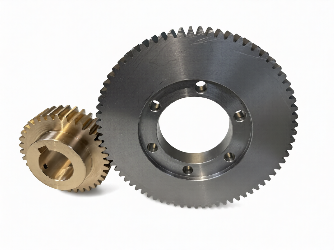 Couple de pignons Bronze / Acier